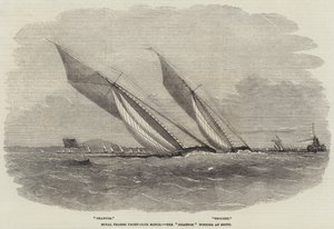 Royal Thames Yacht-Club Match, o Phantom vencedor no Erith